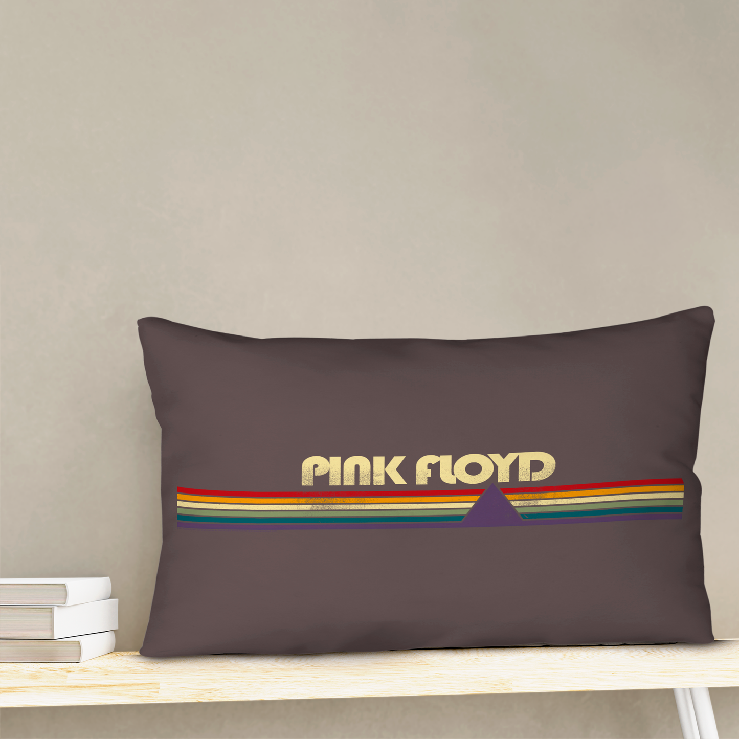 Pink Floyd Prism Retro Stripes Pillow