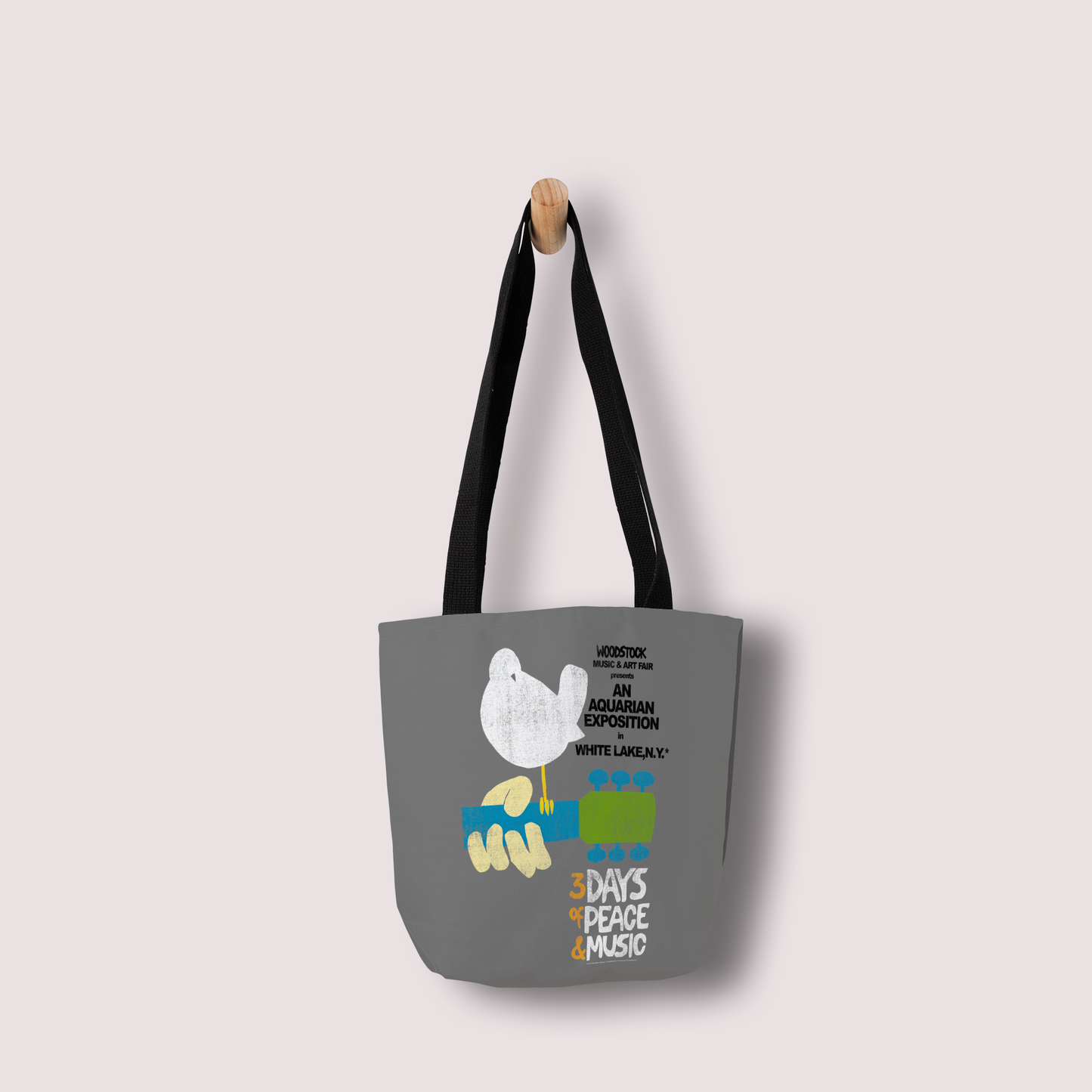 Woodstock Festival Poster and Woodstock Festival Poster with Tote Bag