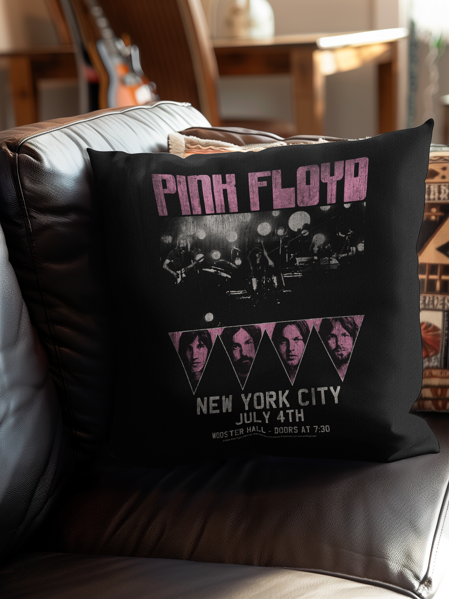 Pink Floyd Tour NYC Pillow