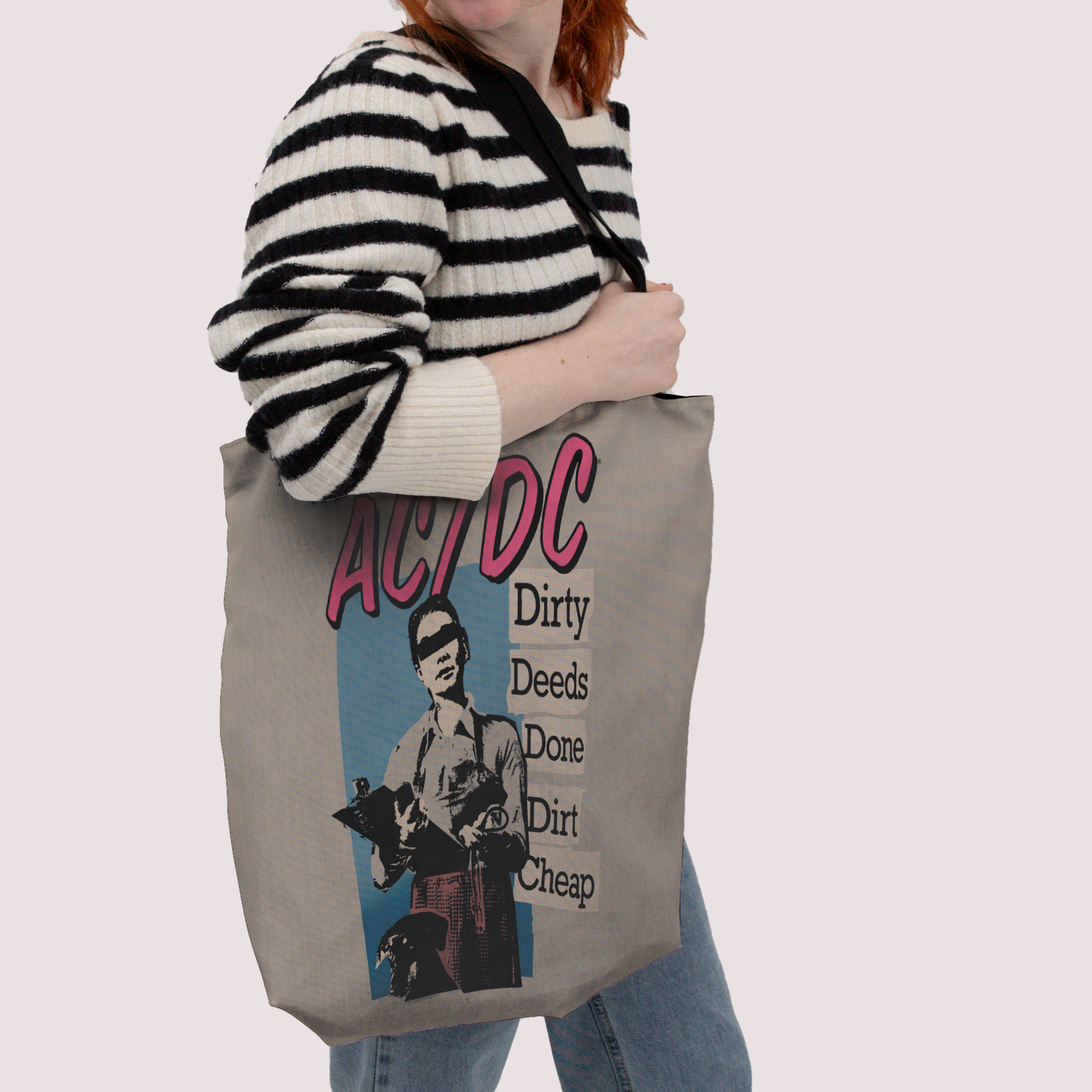 ACDC Dirty Deeds Done Dirt Cheap Tote Bag