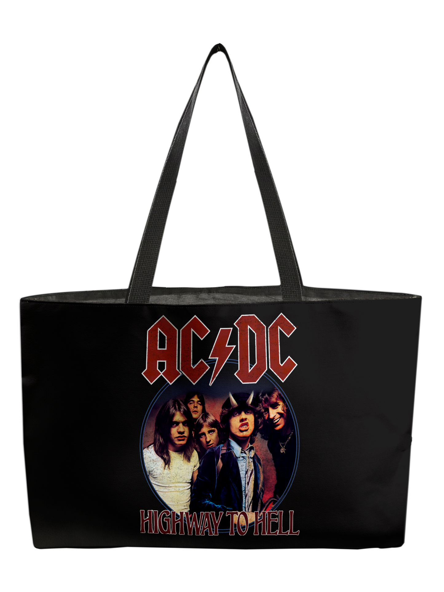 ACDC Highway To Hell Circle Weekender Totebag