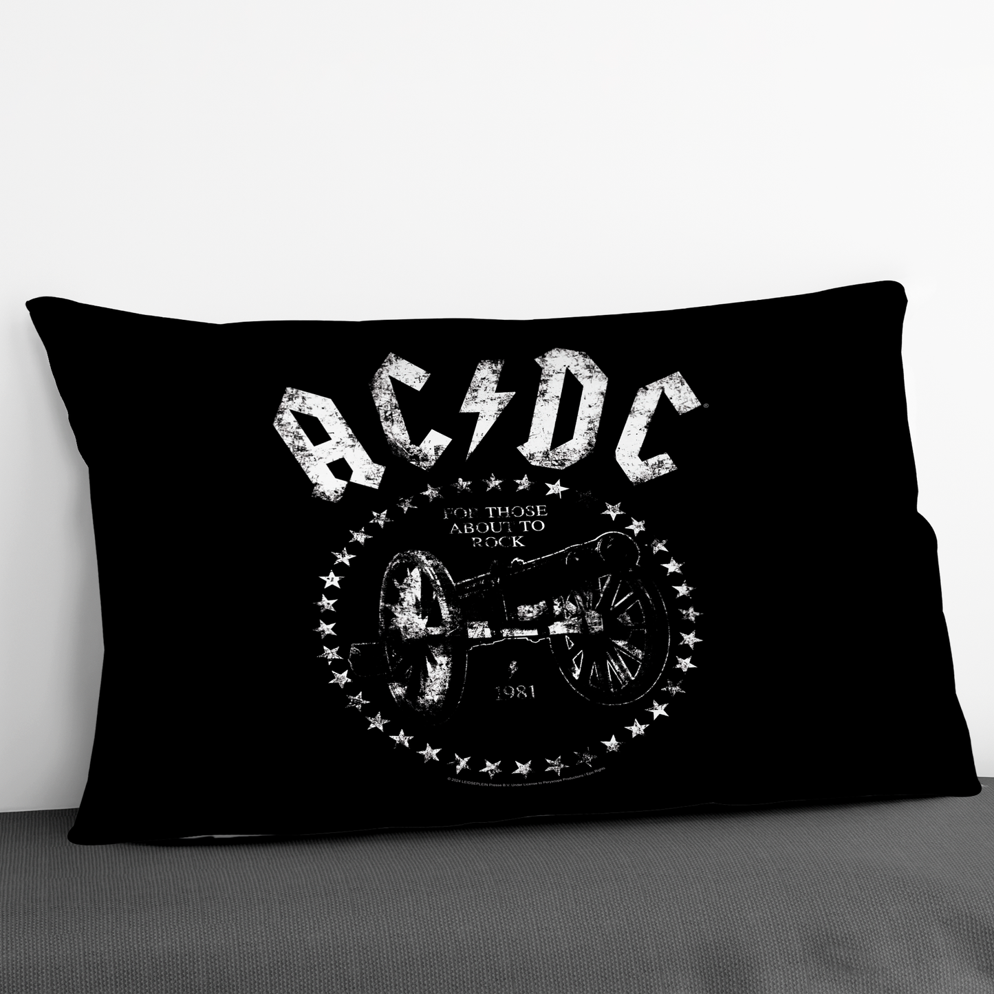 ACDC We Salute You Cannon Pillow