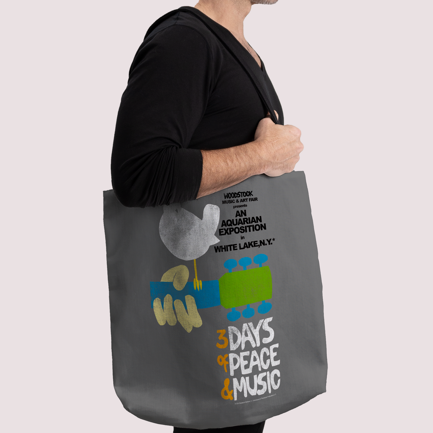 Woodstock Festival Poster and Woodstock Festival Poster with Tote Bag