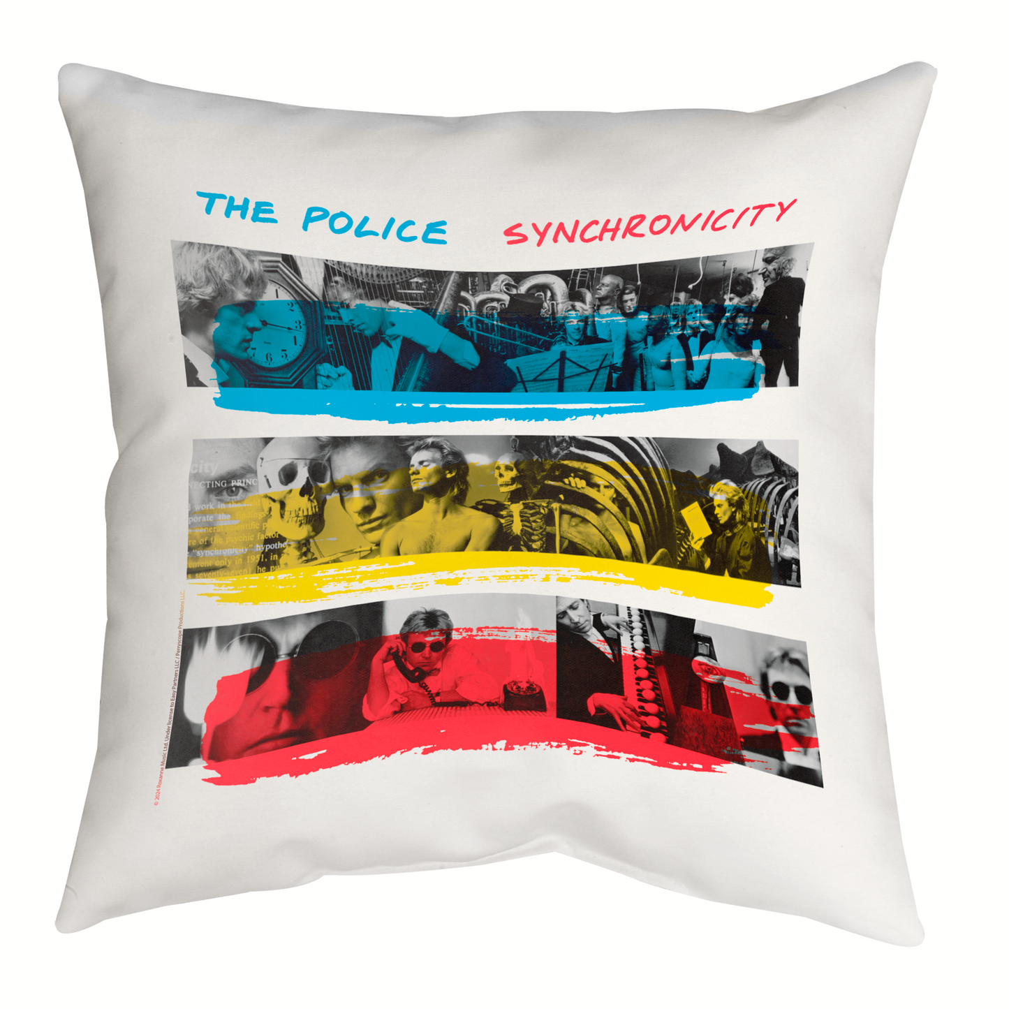 The Police Synchronicity and The Police Synchronicity with Pillow square