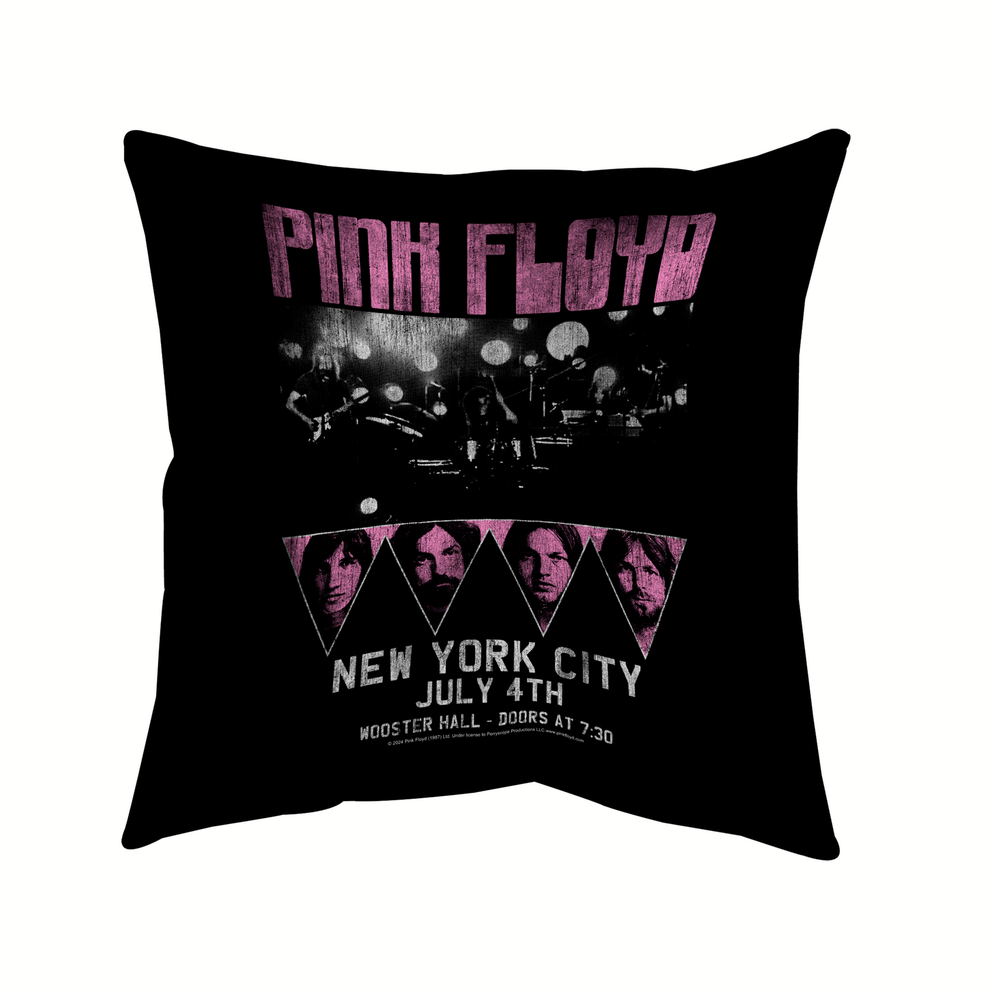 Pink Floyd Tour NYC Pillow