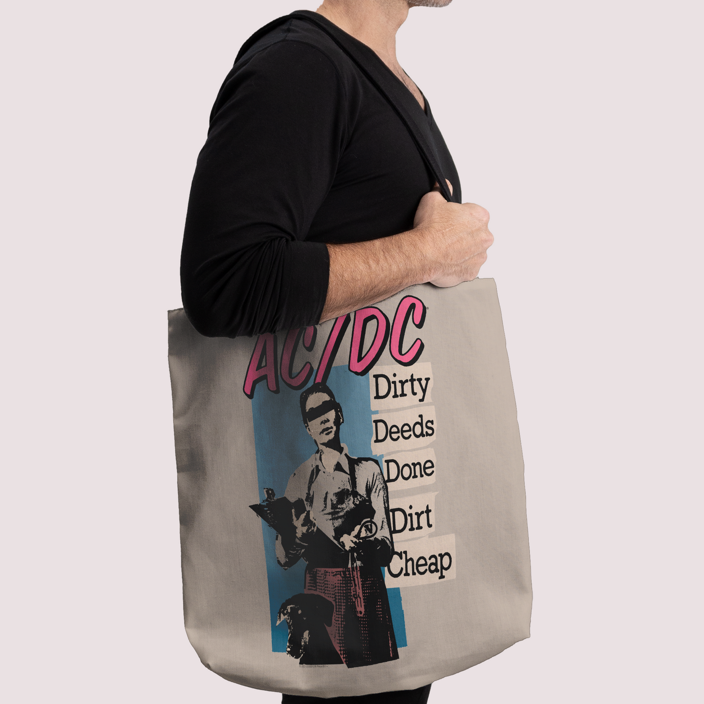 ACDC Dirty Deeds Done Dirt Cheap Tote Bag