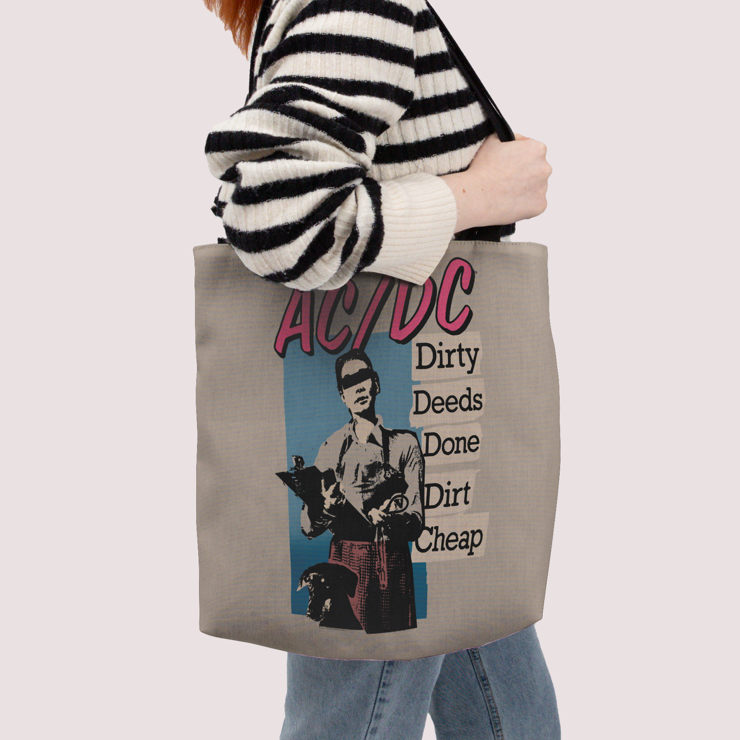 ACDC Dirty Deeds Done Dirt Cheap Tote Bag