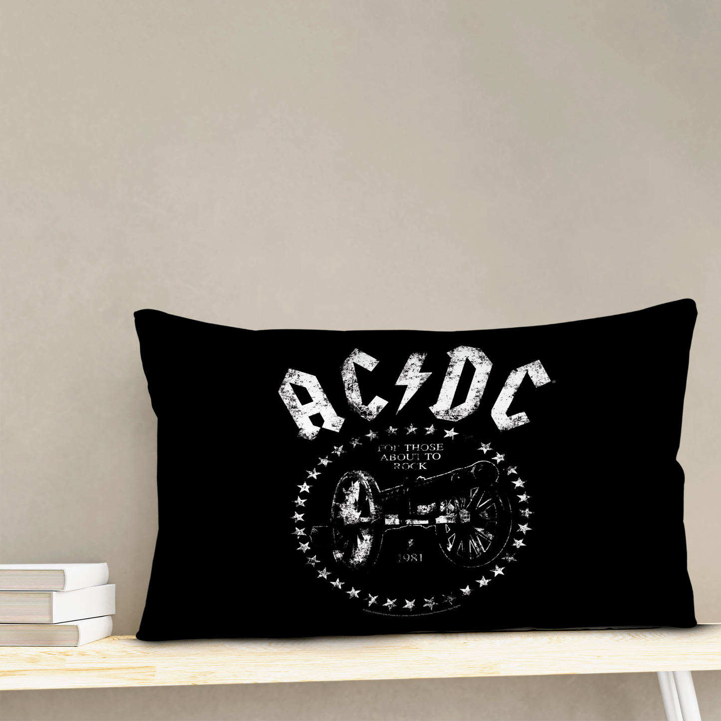 ACDC We Salute You Cannon Pillow