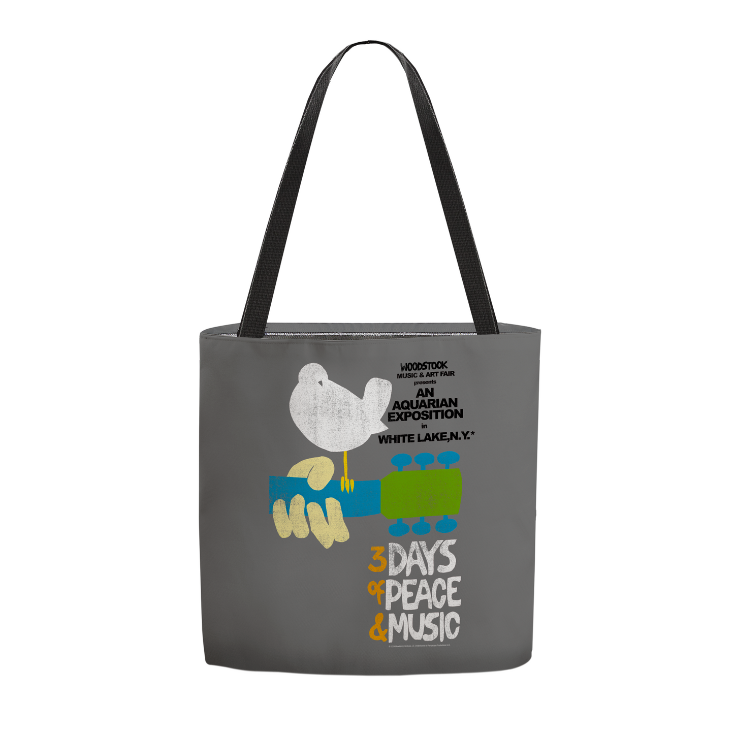 Woodstock Festival Poster and Woodstock Festival Poster with Tote Bag