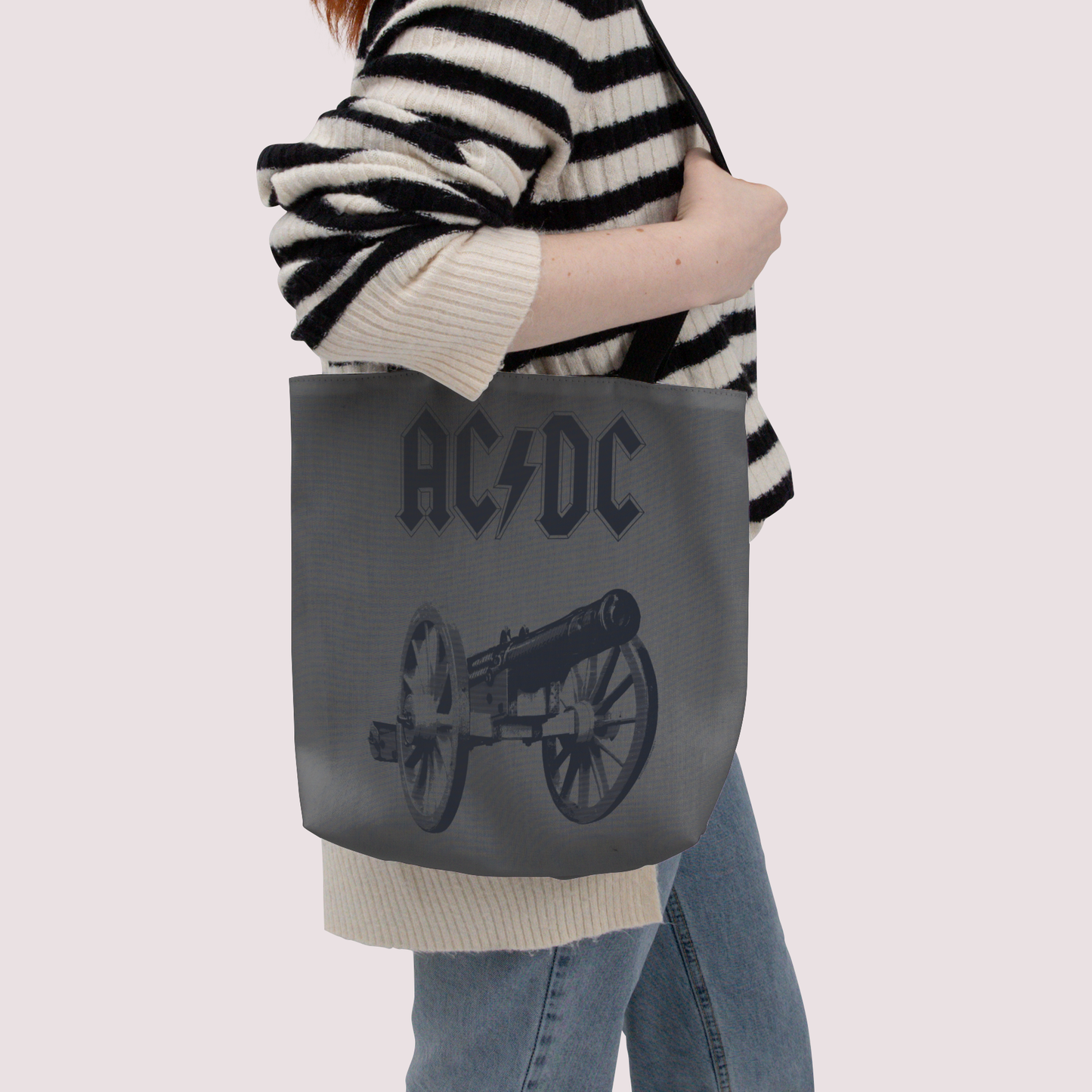 ACDC Cannon Tie Dye Tote Bag