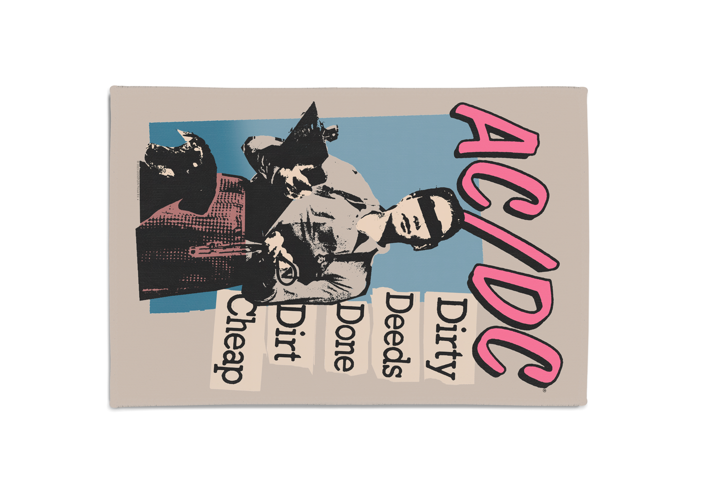 ACDC Dirty Deeds Done Dirt Cheap Area Rug