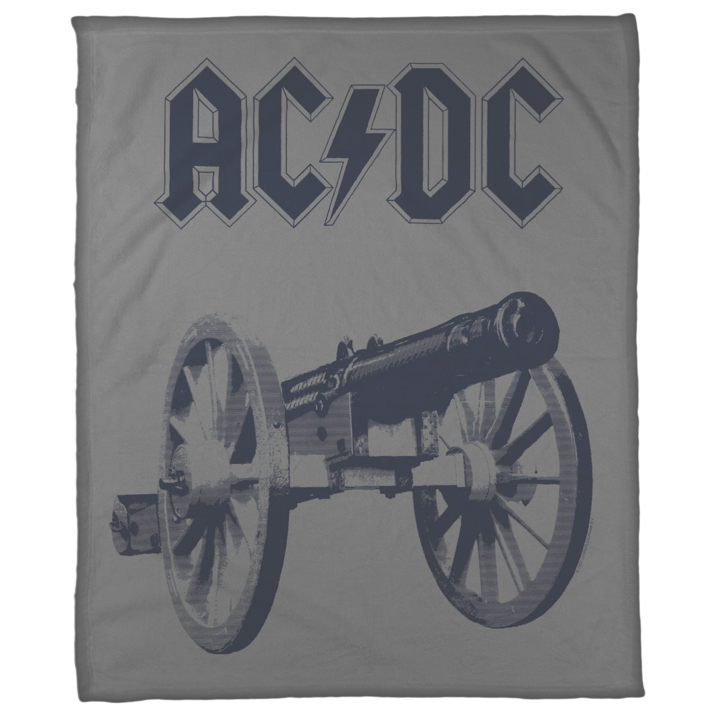 ACDC Cannon Tie Dye Fleece Blanket 50X60 Inches