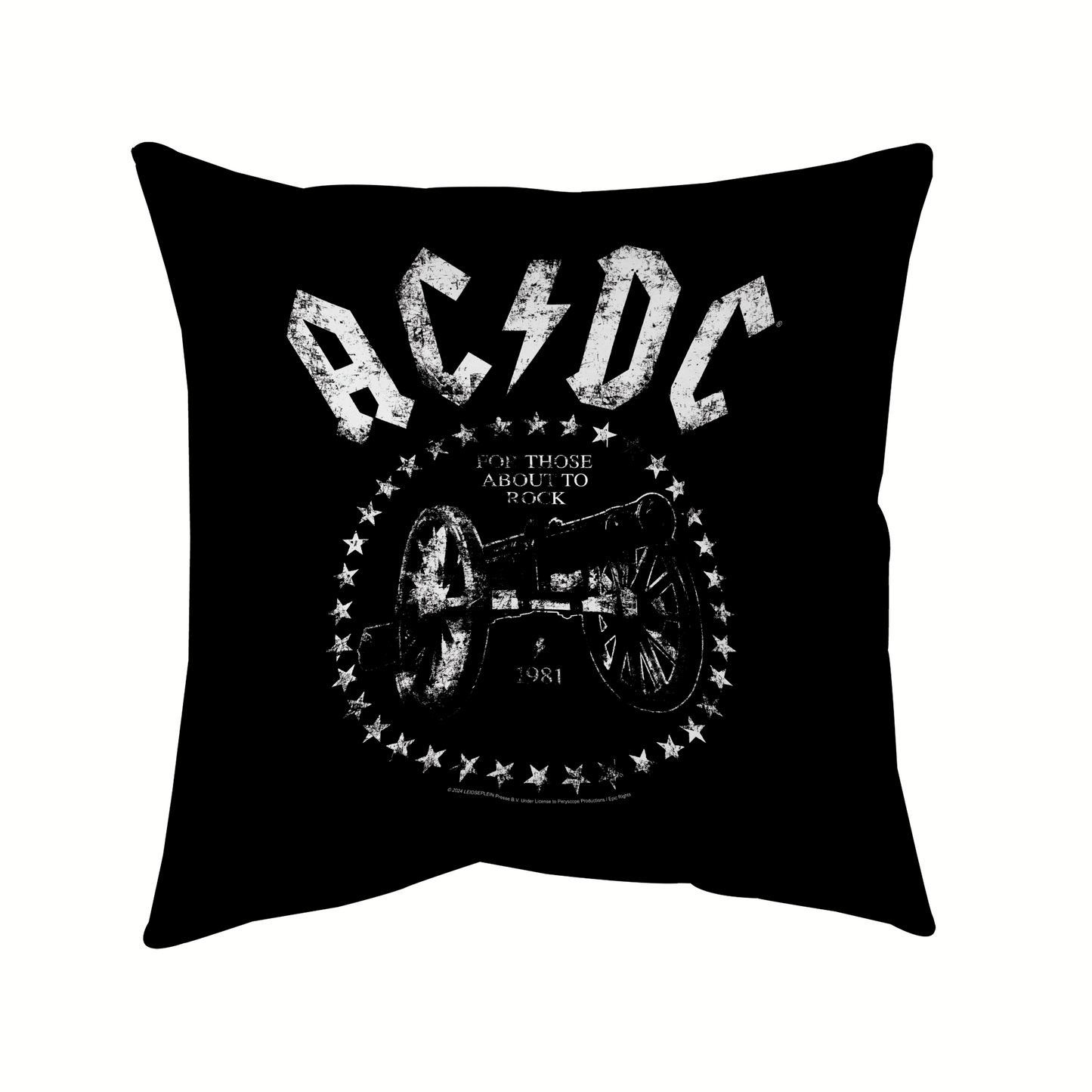 ACDC We Salute You Cannon Pillow