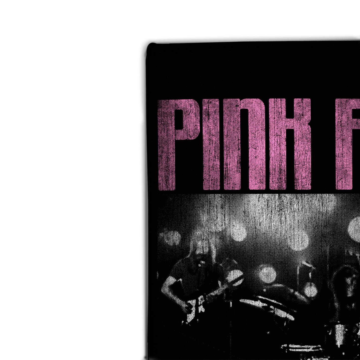 Pink Floyd Tour N-Y-C Printed Area Rug, 2x3ft, 4x6ft, Stiff Lay-Flat Design, Chenille and Woven Polyester Backing, Rectangular Shape, Indoor Use