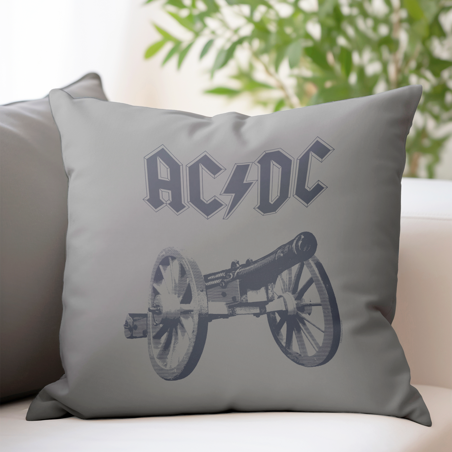 ACDC Cannon Tie Dye Pillow square