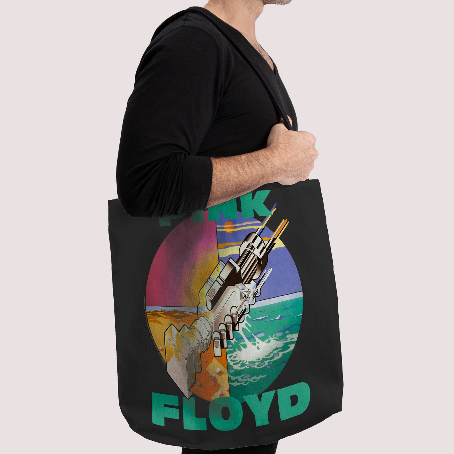 Pink Floyd Wish You Were Here AOP with Tote Bag