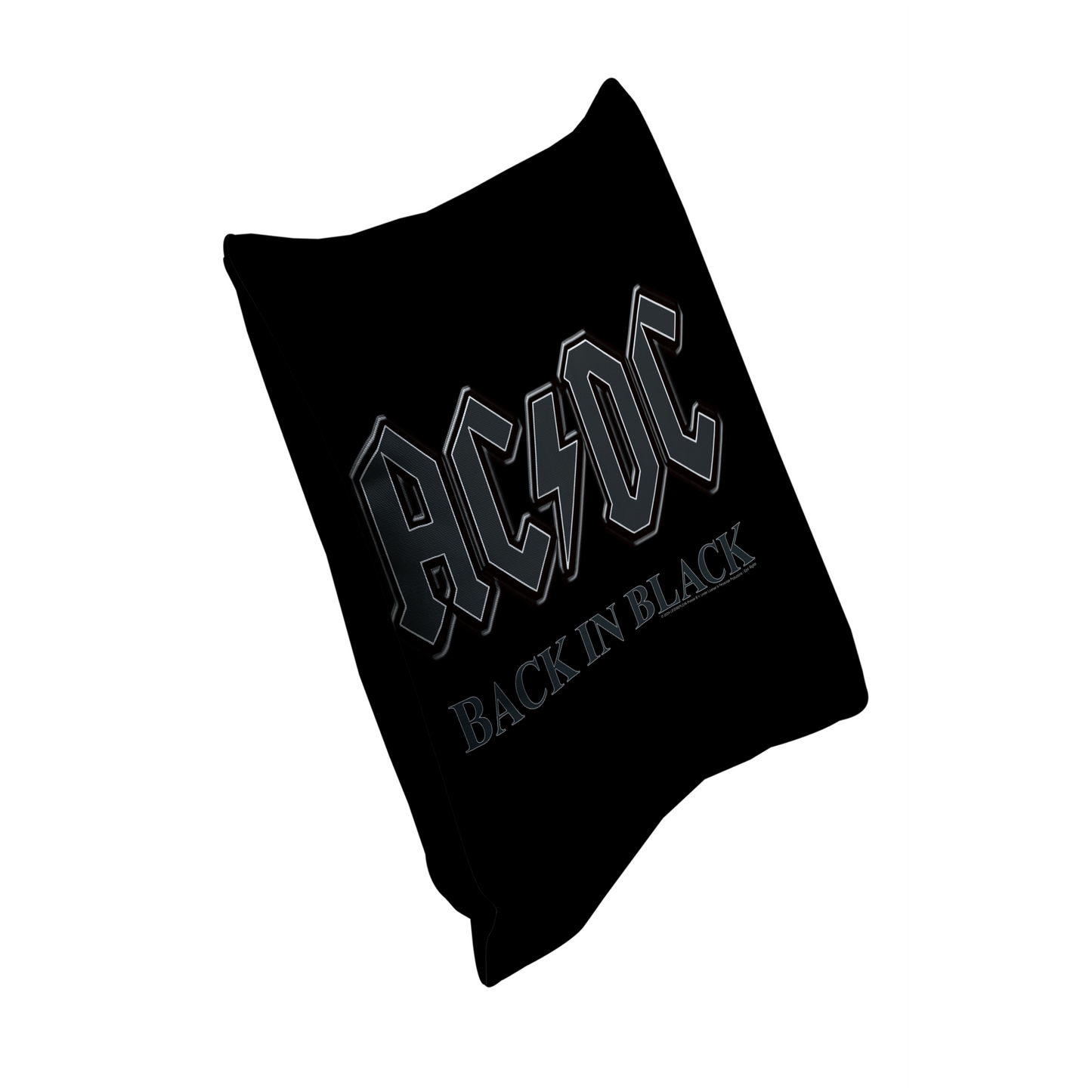 ACDC Back in Black Pillow